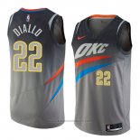 Maglia Oklahoma City Thunder Hamidou Diallo #22 Citta 2018 Grigio