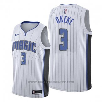 Maglia Orlando Magic Chuma Okeke #3 Association 2019-20 Bianco