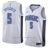 Maglia Orlando Magic Marreese Speights #5 Association 2018 Bianco