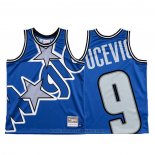 Maglia Orlando Magic Nikola Vucevic #9 Mitchell & Ness Big Face Blu