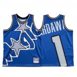 Maglia Orlando Magic Penny Hardaway #1 Mitchell & Ness Big Face Blu