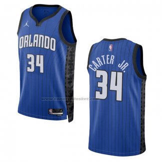 Maglia Orlando Magic Wendell Carter JR. #34 Statement 2022-23 Blu