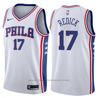 Maglia Philadelphia 76ers JJ Redick #17 Swingman Association 2017-18 Bianco