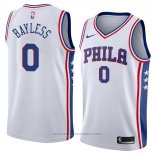 Maglia Philadelphia 76ers Jerryd Bayless #0 Association 2018 Bianco