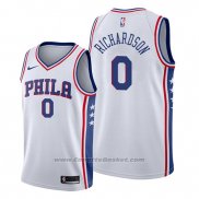 Maglia Philadelphia 76ers Josh Richardson #0 Association Bianco