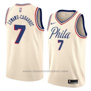 Maglia Philadelphia 76ers Timothe Luwawu-Cabarrot #7 Citta 2018 Crema