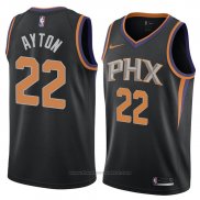 Maglia Phoenix Suns Deandre Ayton #22 Statement 2017-18 Nero