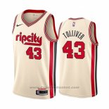 Maglia Portland Trail Blazers Anthony Tolliver #43 Citta Crema