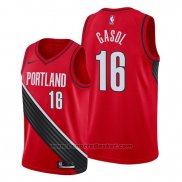 Maglia Portland Trail Blazers Pau Gasol #16 Statement Edition Rosso Nero