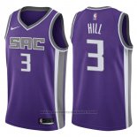 Maglia Sacramento Kings George Hill #3 Icon 2017-18 Viola