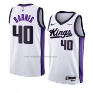 Maglia Sacramento Kings Harrison Barnes #40 Association 2023-24 Bianco