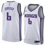 Maglia Sacramento Kings Joe Johnson Association 2018 Bianco