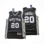 Maglia San Antonio Spurs Manu Ginobili No 20 Icon 2025-26 Nero