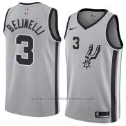 Maglia San Antonio Spurs Marco Belinelli #3 Statement 2018 Grigio