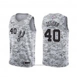 Maglia San Antonio Spurs Tyler Zeller #40 Earned Camuffamento