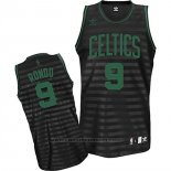 Maglia Scanalatura Moda Boston Celtics Rajon Rondo #9 Nero