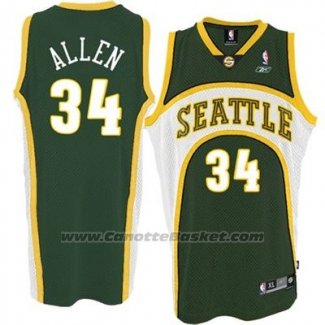 Maglia Seattle SuperSonics Ray Allen #34 Historic Verde