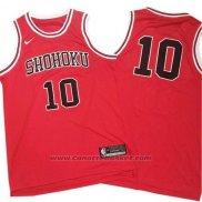 Maglia Shohoku #10 Rosso