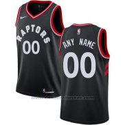 Maglia Toronto Raptors Nike Personalizzate 17-18 Nero