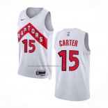 Maglia Toronto Raptors Vince Carter #15 Association 2022-23 Bianco