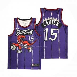 Maglia Toronto Raptors Vince Carter #15 Classic Edition Viola