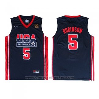 Maglia USA 1992 David Robinson #5 Nero