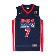 Maglia USA 1992 Larry Bird #7 Nero