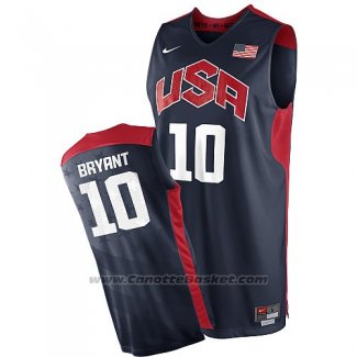 Maglia USA 2012 Kobe Bryant #10 Nero