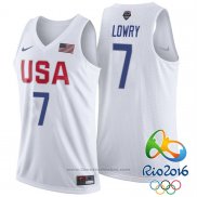 Maglia USA 2016 Kyle Lowry #7 Bianco