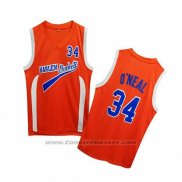 Maglia Uncle Drew Shaquille O'Neal #34 Harlem Buckets Arancione