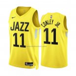 Maglia Utah Jazz Mike Conley JR. #11 Icon 2022-23 Giallo