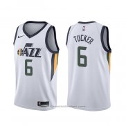 Maglia Utah Jazz Rayjon Tucker #6 Association Edition Bianco