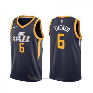 Maglia Utah Jazz Rayjon Tucker #6 Icon Edition Blu