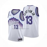 Maglia Utah Jazz Walter Clayton Jr No 13 Association 2025-26 Bianco