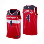 Maglia Washington Wizards Aj Dybantsa No 4 Icon 2025-26 Rosso