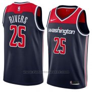 Maglia Washington Wizards Austin Rivers #25 Statement 2018 Nero