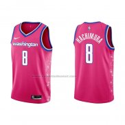 Maglia Washington Wizards Rui Hachimura #8 Citta 2022-23 Rosa