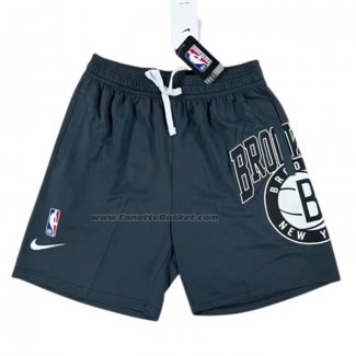 Pantaloncini Brooklyn Nets Big Logo Just Don Grigio