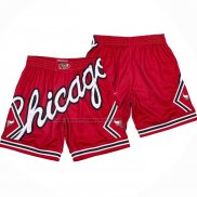 Pantaloncini Chicago Bulls Mitchell & Ness Rosso