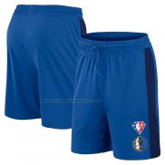 Pantaloncini Dallas Mavericks 75th Anniversary Blu