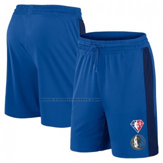 Pantaloncini Dallas Mavericks 75th Anniversary Blu