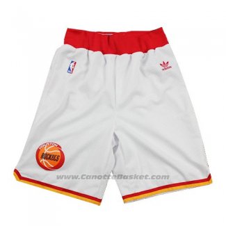 Pantaloncini Houston Rockets Hardwood Classics Bianco