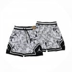 Pantaloncini Jordan Just Don 2025 Bianco Nero