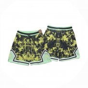Pantaloncini Jordan Just Don Verde Giallo