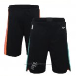 Pantaloncini San Antonio Spurs Citta 2020-21 Nero