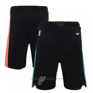 Pantaloncini San Antonio Spurs Citta 2020-21 Nero