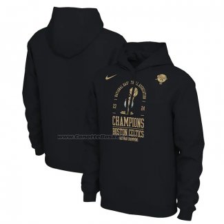 Felpa con Cappuccio Boston Celtics 18-time NBA Finals Champions Nero