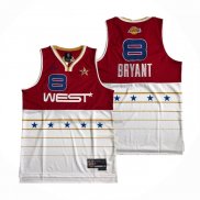 Maglia All Star 2006 Kobe Bryant NO 8 Rosso Bianco