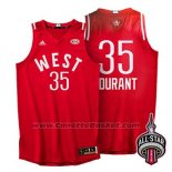 Maglia All Star 2016 Kevin Durant #35 Rosso