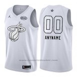 Maglia All Star 2018 Miami Heat Nike Personalizzate Bianco